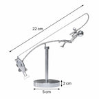 El Pescador, escultura de equilibrio en acero inoxidable - foto 6